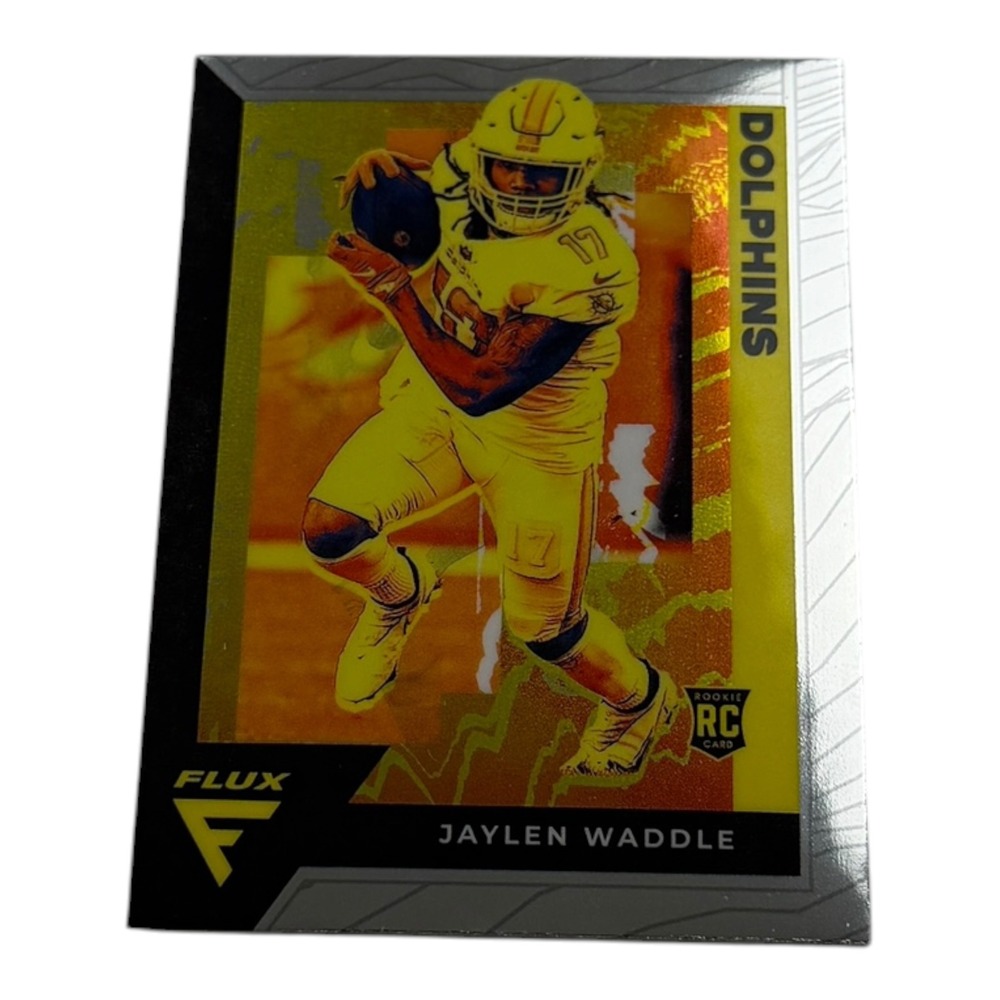 2021 Panini Chronicles Flux Jaylen Waddle Rookie Card FX-13 Miami Dolphins RC